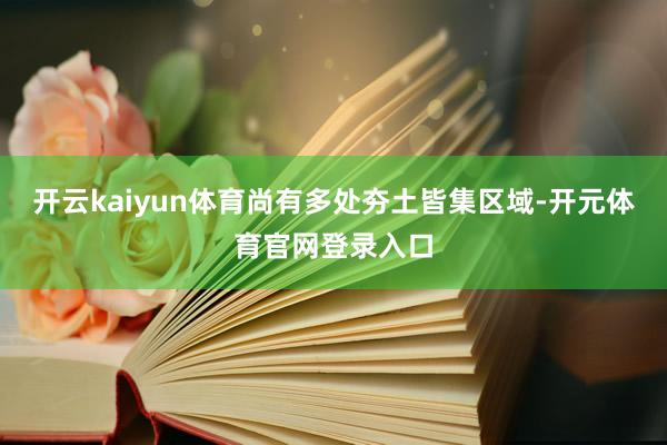 开云kaiyun体育尚有多处夯土皆集区域-开元体育官网登录入口